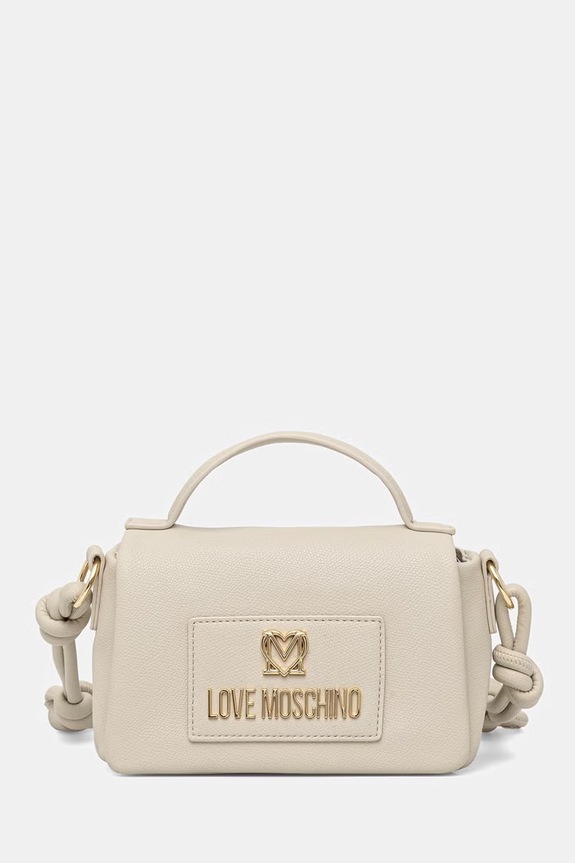 Love Moschino сумка crossbody для женщин из искусственной кожи бежевый JC4236PP0OKC0110