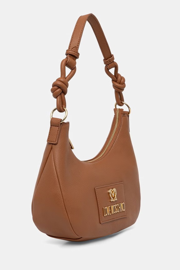 Love Moschino geantă pentru femei, cu imitație de piele JC4237PP0OKC0200 maro SS26
