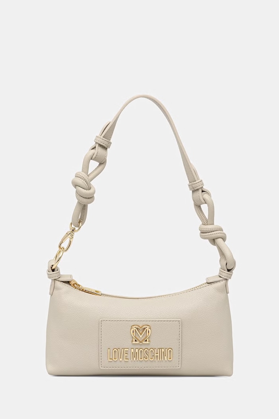 Love Moschino geantă feminină cu imitație de piele bej JC4241PP0OKC0110