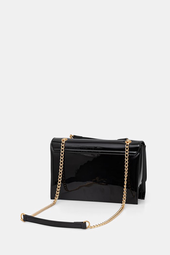 Dodaci Love Moschino crossbody torba za žene od imitacije kože JC4246PP0OKE100A crna