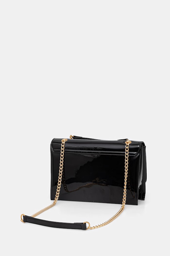 Dodaci Love Moschino crossbody torba za žene od imitacije kože JC4246PP0OKE100A crna