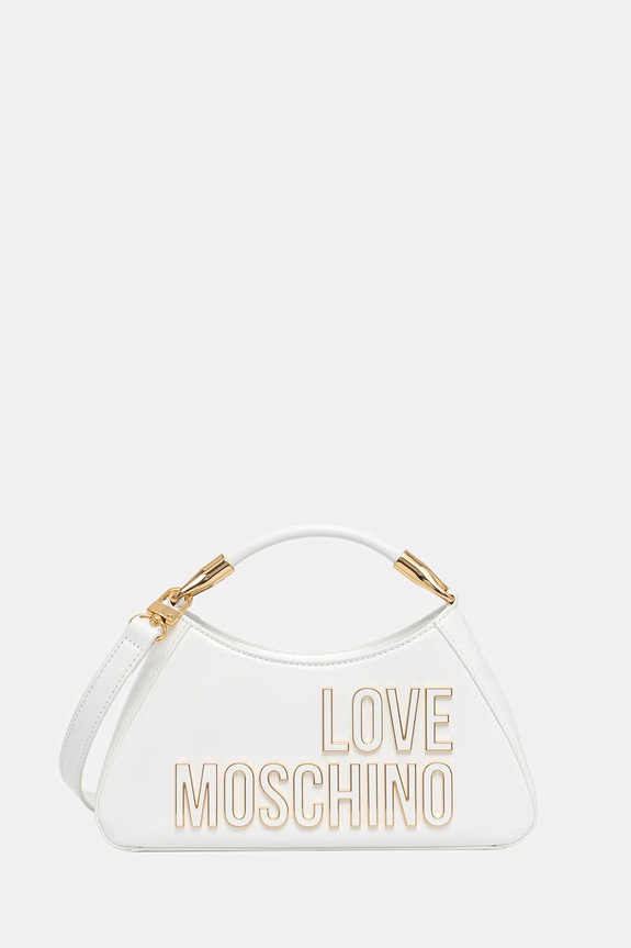 Love Moschino torebka damska z imitacji skóry biały JC4248PP0OKE110A