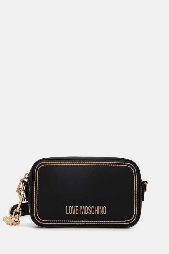 Love Moschino crossbody kabelka dámska z imitácie kože čierna JC4255PP0OKF0000