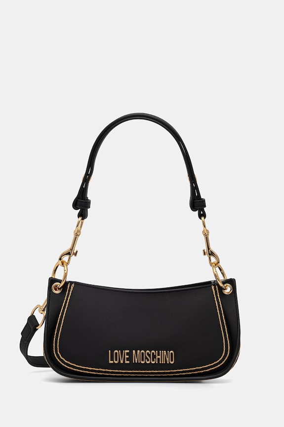 Love Moschino torba za žene od imitacije kože crna JC4256PP0OKF0000