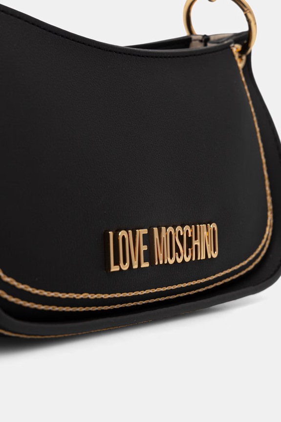 Love Moschino torba za žene od imitacije kože crna JC4256PP0OKF0000