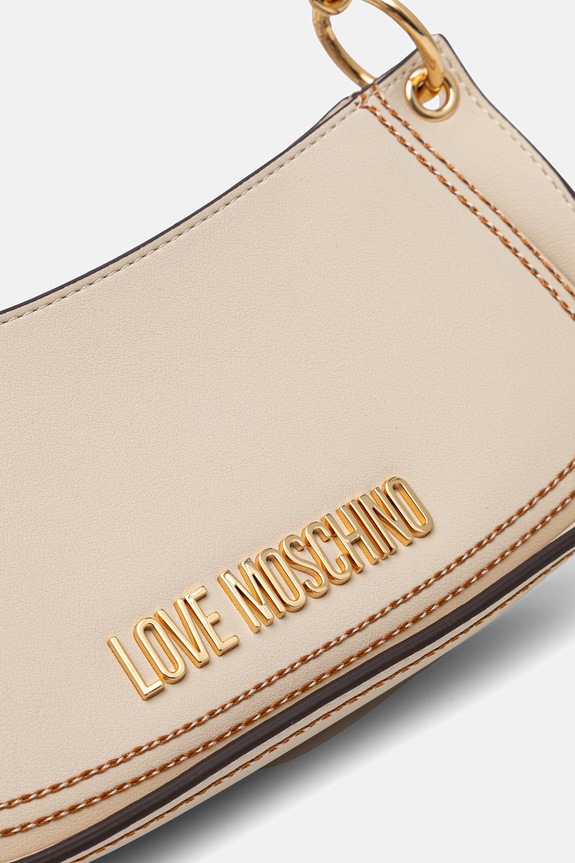 Love Moschino geantă de damă cu imitație de piele bej JC4256PP0OKF0110