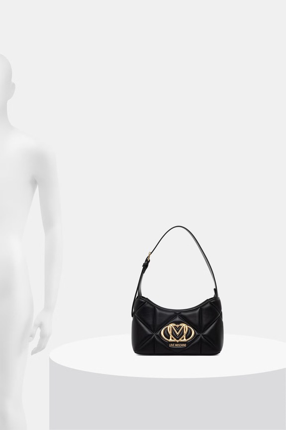 Love Moschino μικρή γυναικεία τσάντα από απομίμηση δέρματος JC4258PP0OLC0000