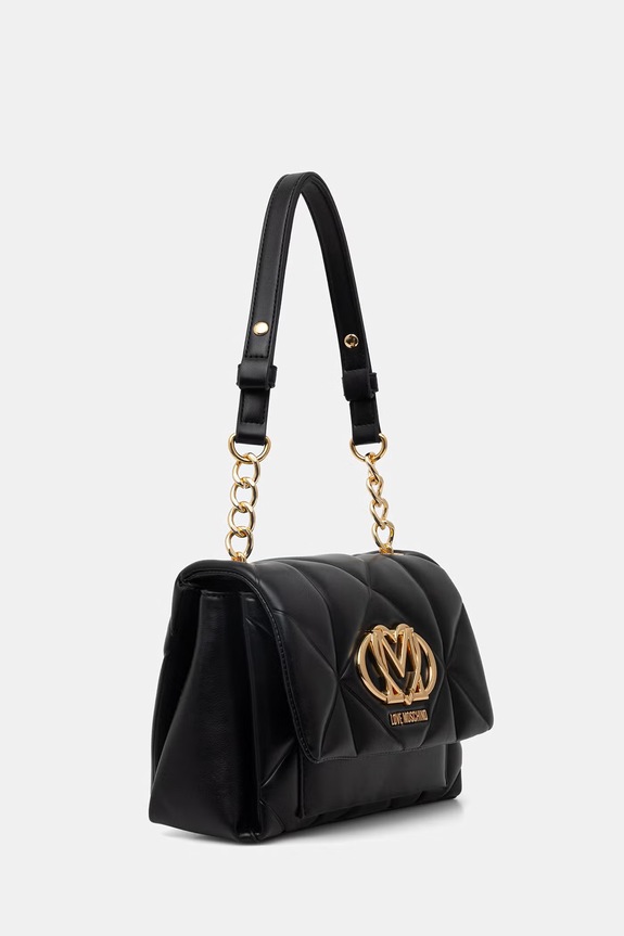 Love Moschino ταχυδρόμου γυναικεία από απομίμηση δέρματος JC4259PP0OLC0000 μαύρο SS26
