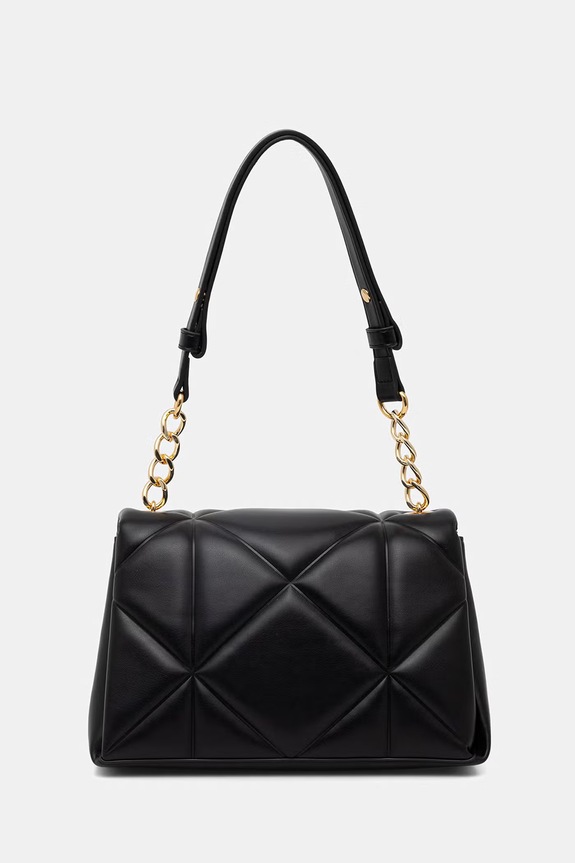 Αξεσουάρ Love Moschino ταχυδρόμου γυναικεία από απομίμηση δέρματος JC4259PP0OLC0000 μαύρο