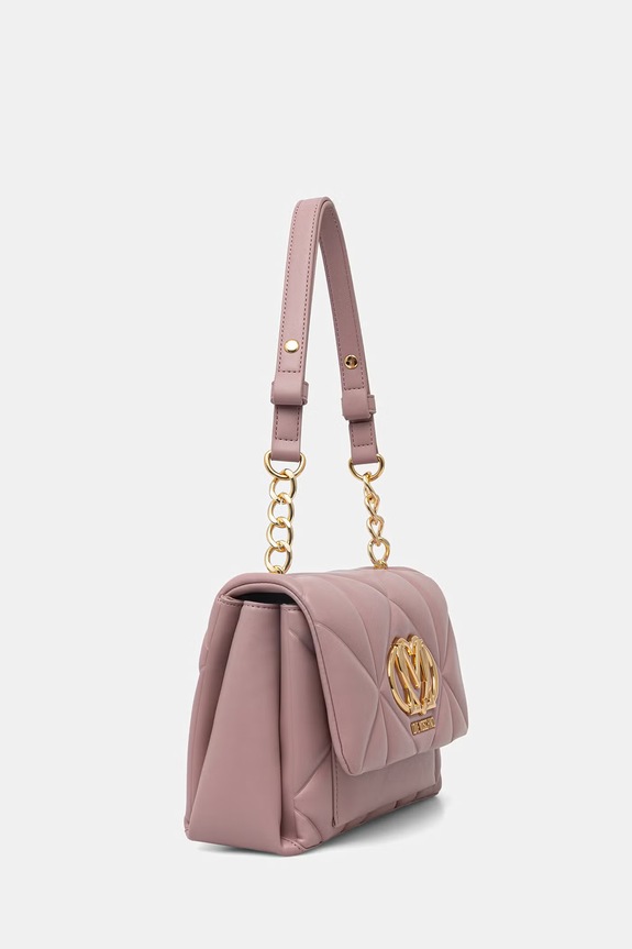 Love Moschino ταχυδρόμου γυναικεία από απομίμηση δέρματος JC4259PP0OLC0600 ροζ SS26