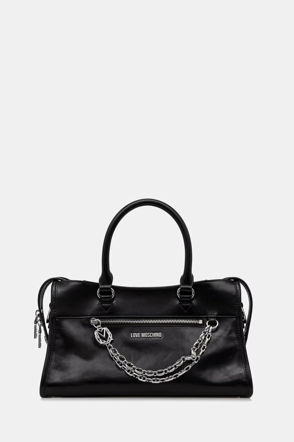 Love Moschino torebka damska skórzana czarny JC4277PP0OK1100A