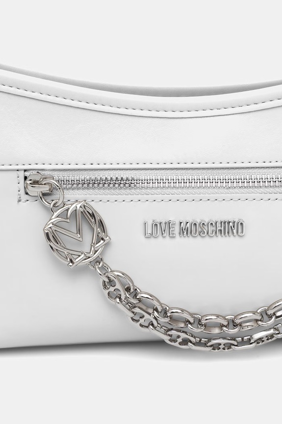 Love Moschino torba za žene od imitacije kože siva JC4278PP0OK1110A