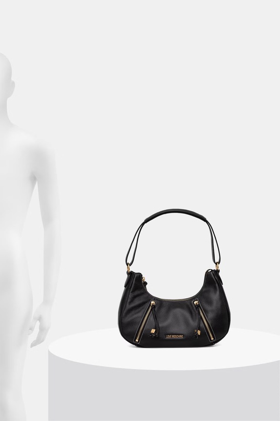 Love Moschino Τσάντα κρουασάν γυναικεία δερμάτινη JC4281PP0OK1300A