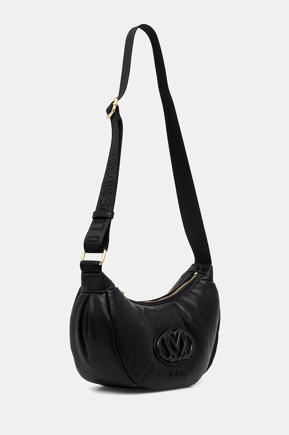 Love Moschino Torbica polumjesec za žene JC4339PP0OKM0000 crna SS26