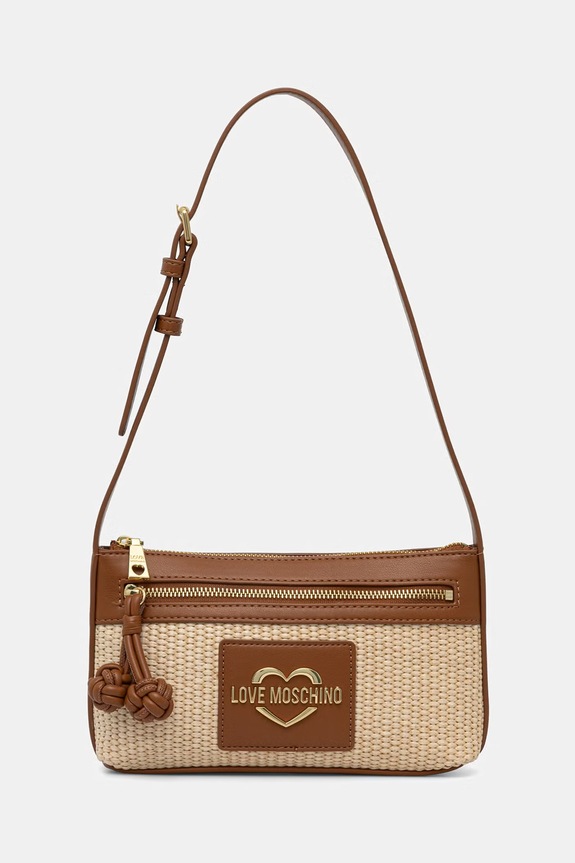 Love Moschino Ταχυδρόμου Γυναικεία μπεζ JC4343PP0OKN110A