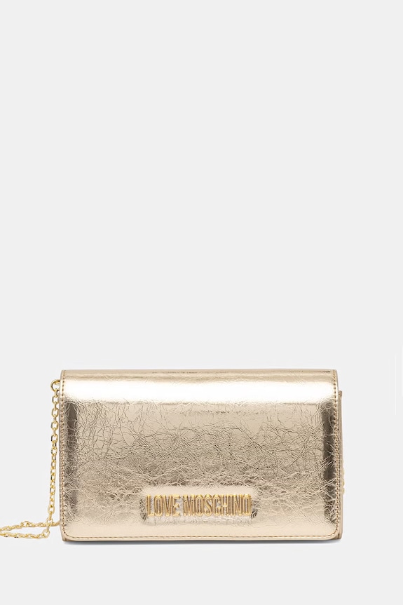 Love Moschino crossbody torba za žene zlatna JC4345PP0OKQ0900