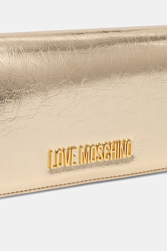 Love Moschino crossbody torba za žene zlatna JC4345PP0OKQ0900
