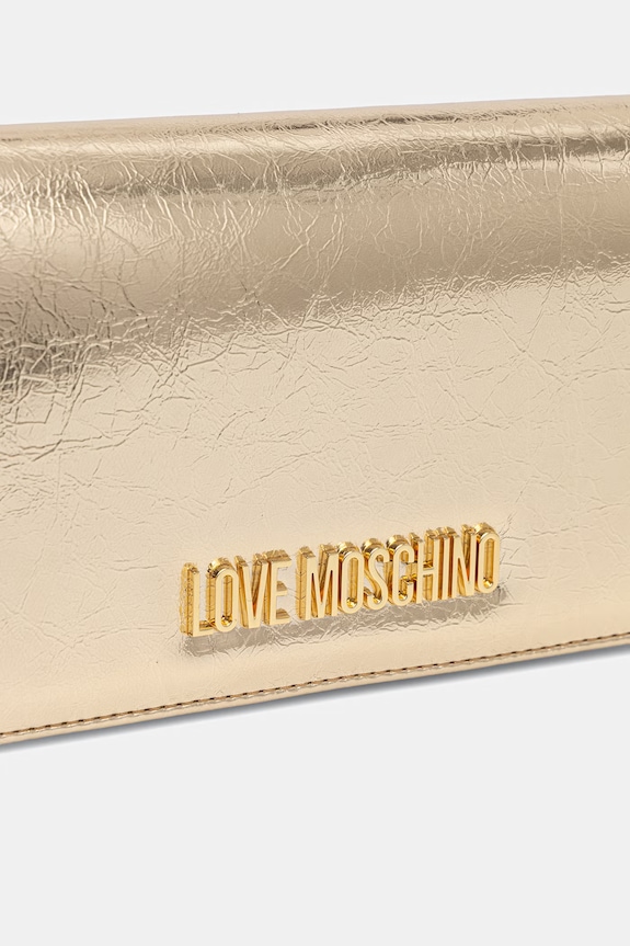 Love Moschino crossbody torba za žene zlatna JC4345PP0OKQ0900