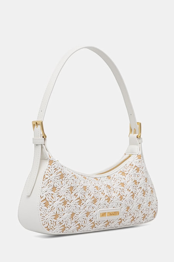 Love Moschino torba za žene od imitacije kože JC4346PP0OKS110A bijela SS26