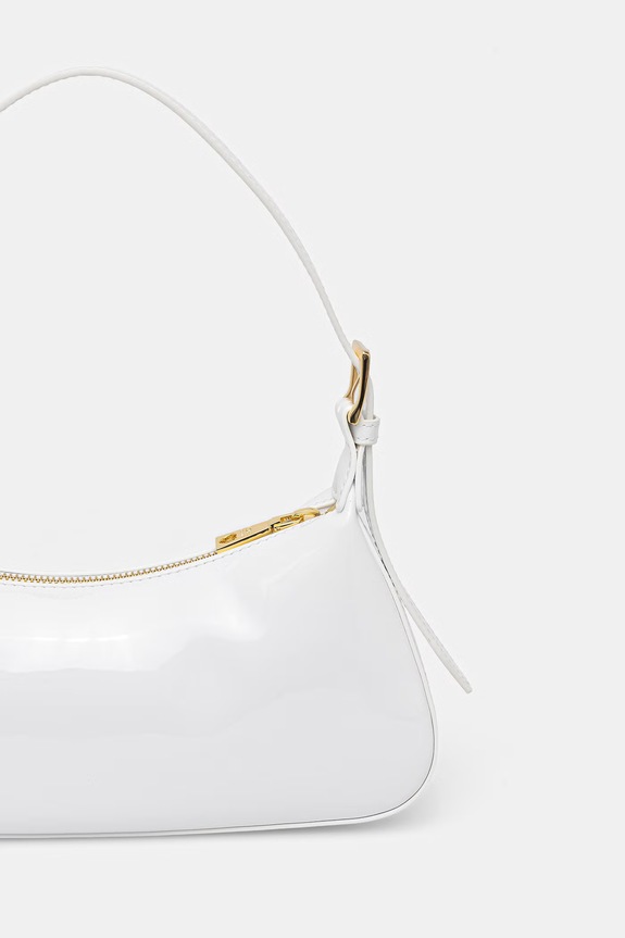 Akcesoria Love Moschino Torebka bagietka damska z imitacji skóry JC4390PP0OKE2100 biały