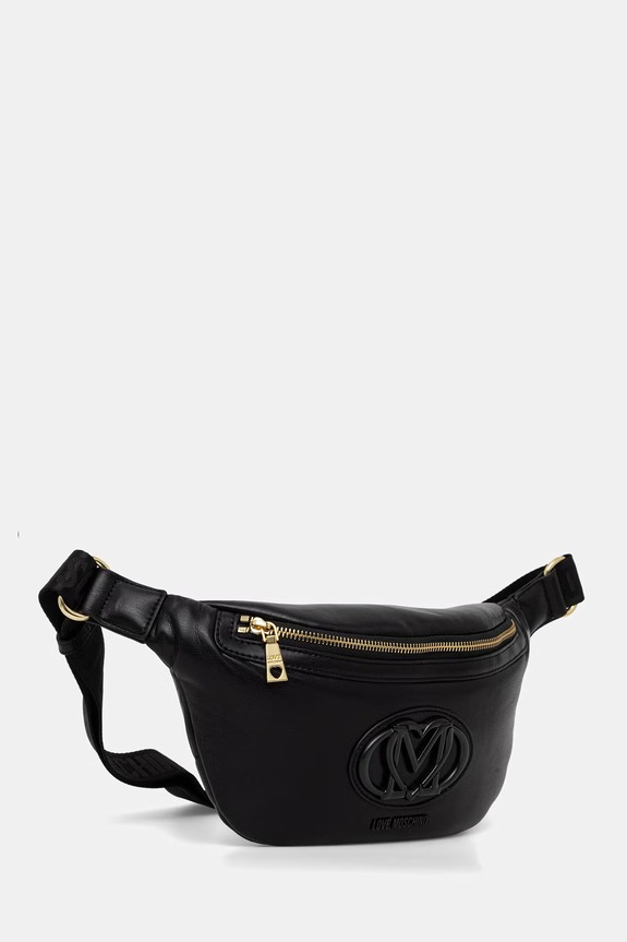 Love Moschino borsetă cu imitație de piele JC4337PP0OKM0000 negru SS26