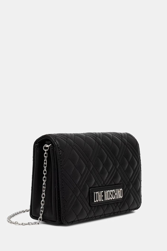 Love Moschino crossbody kabelka dámska z imitácie kože JC4079PP0OLA000B čierna SS26