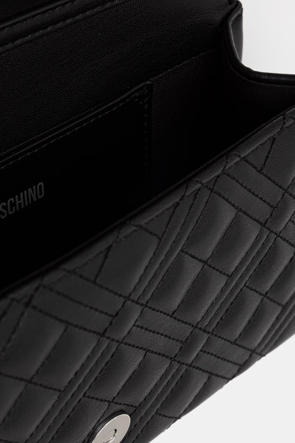 Love Moschino crossbody kabelka dámska z imitácie kože JC4079PP0OLA000B čierna