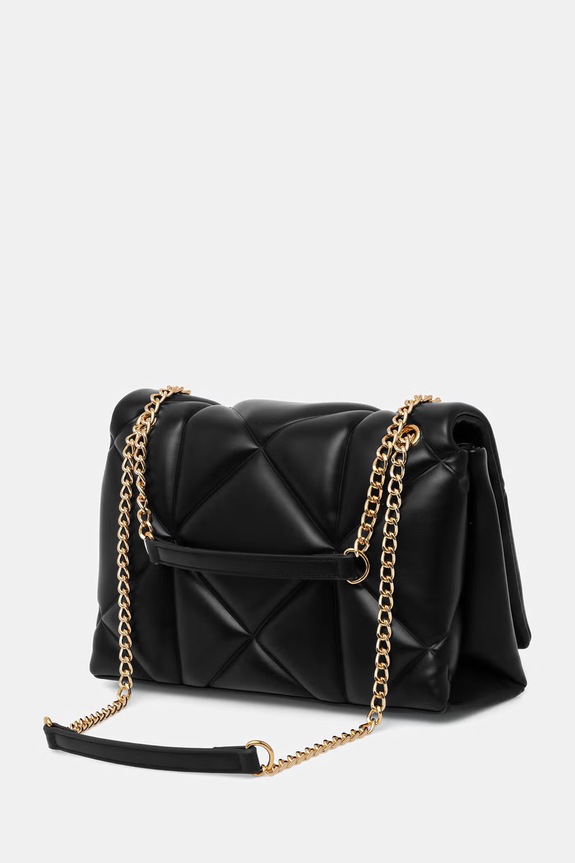 Accesorii Love Moschino geantă crossbody pentru femei cu imitație de piele JC4041PP0OLC0000 negru