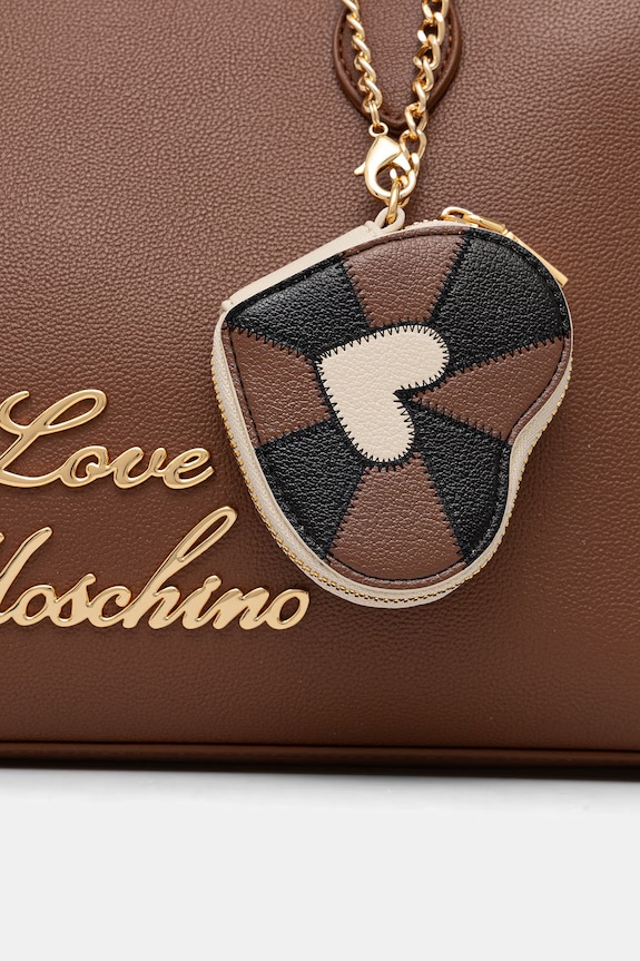 Love Moschino torebka shopper damska brązowy JC4276PP0OK1030A
