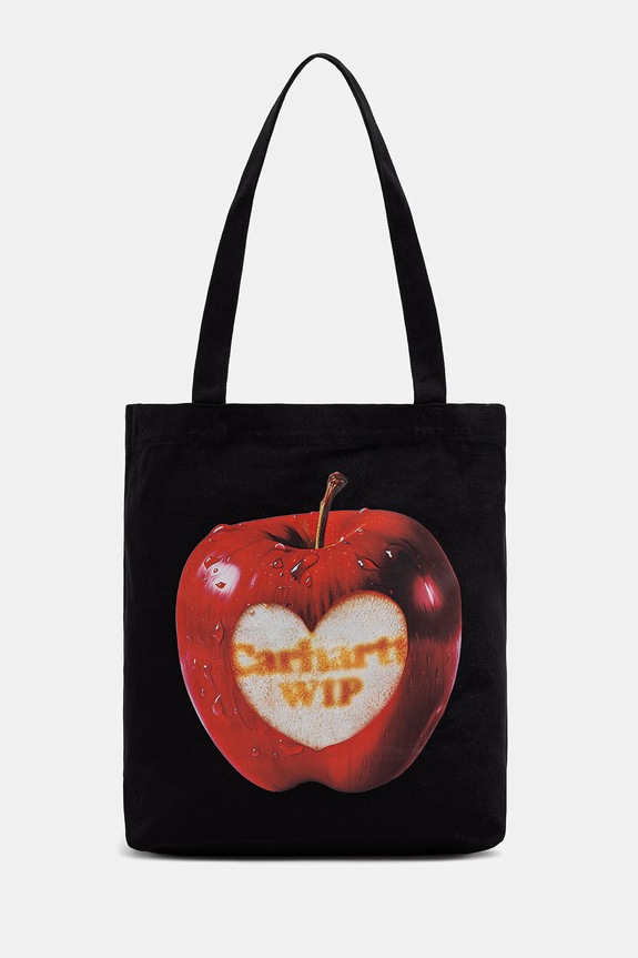 Carhartt WIP Canvas Graphic Tote torebka tote damska bawełniana czarny I033975.3QVXX