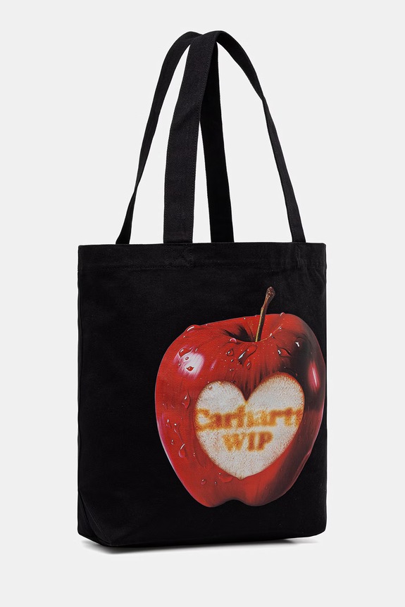 Carhartt WIP Canvas Graphic Tote torebka tote damska bawełniana I033975.3QVXX czarny SS26