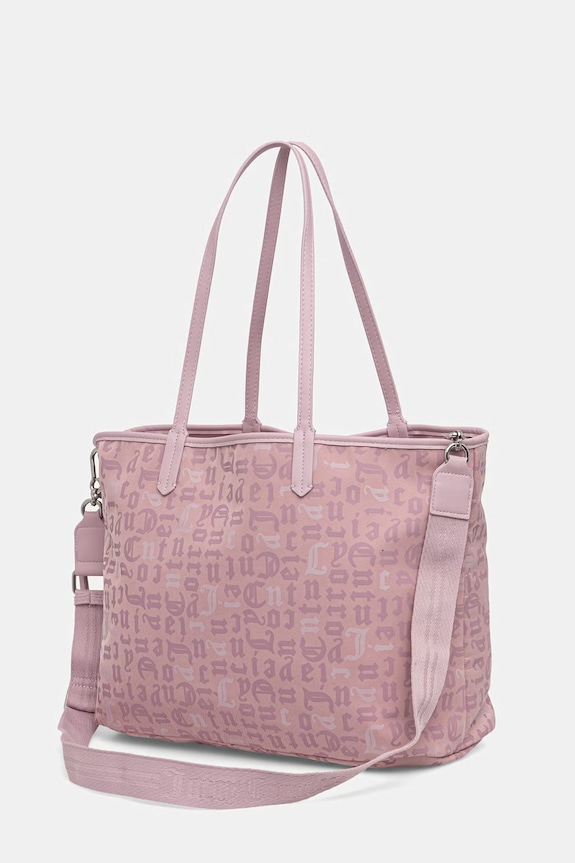 Kiegészítők Juicy Couture vászontáska női CAROL REVERSIBLE BEJ2699A4WZC rózsaszín