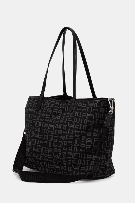 Αξεσουάρ Juicy Couture tote γυναικεία CAROL REVERSIBLE BEJ2699A4WZC μαύρο