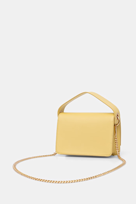 Accesorii Blauer geantă crossbody de damă din imitație de piele MINPU02 galben