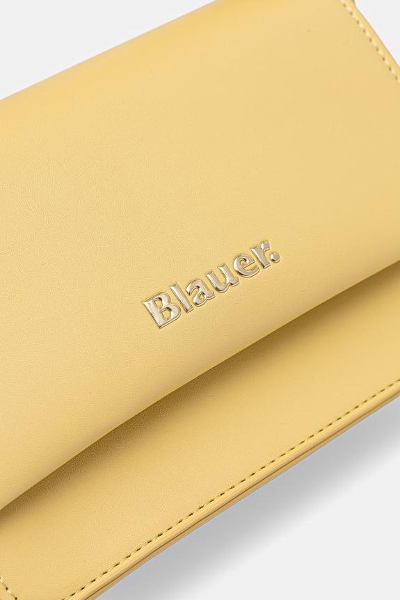 Blauer geantă crossbody de damă din imitație de piele galben MINPU02