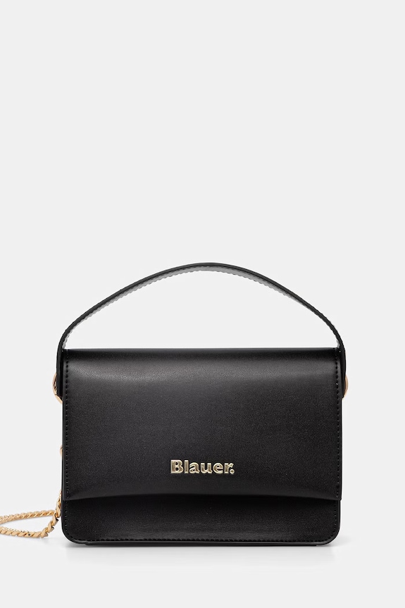 Blauer geantă crossbody de damă cu imitație de piele negru MINPU02