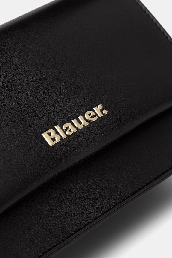 Blauer geantă crossbody de damă cu imitație de piele negru MINPU02
