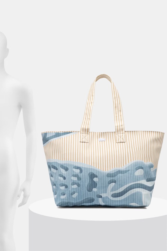 Lacoste tote torba ženska bombažna NU5244PB