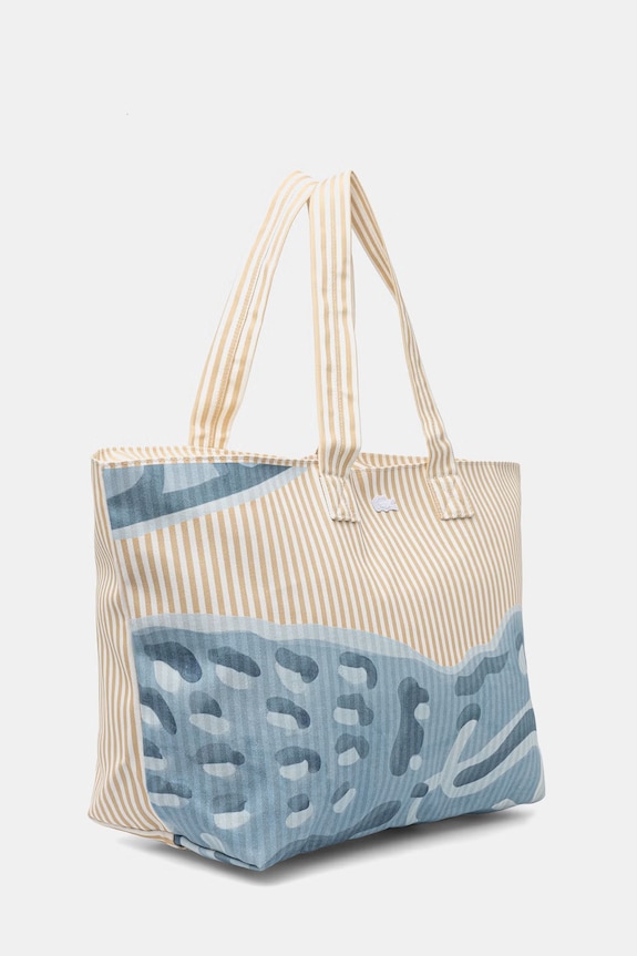 Lacoste tote torba ženska bombažna NU5244PB bež SS26