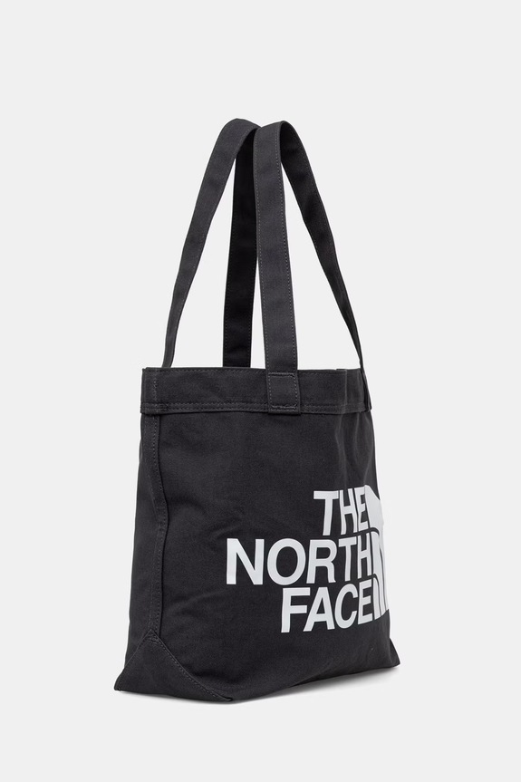 The North Face torebka damska bawełniana NF0A3VWQKN61 czarny SS26
