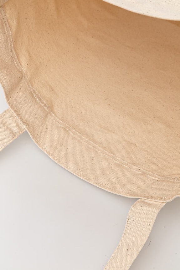 The North Face geantă de damă din bumbac COTTON TOTE NF0A3VWQPDZ1 bej