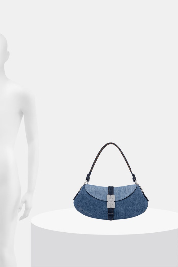 GANNI B-Kat Denim torebka damska jeansowa B2060038