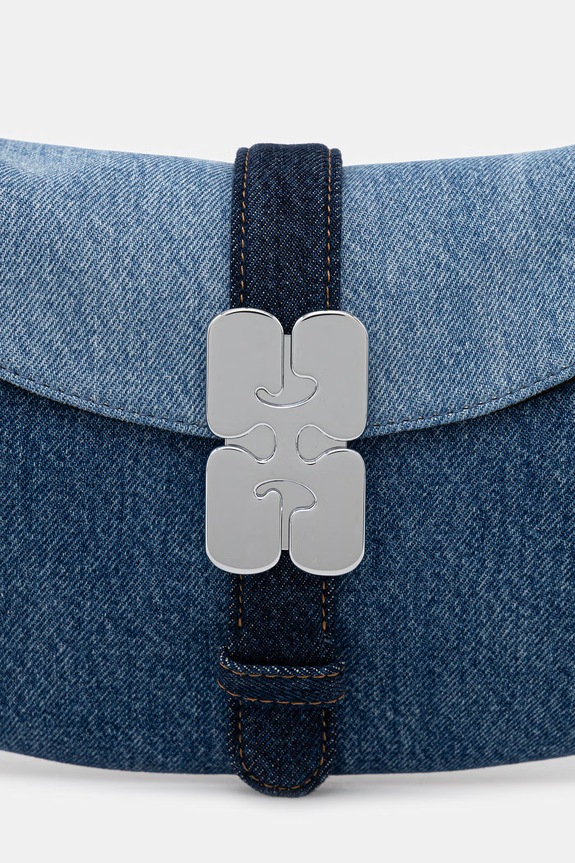 GANNI B-Kat Denim torebka damska jeansowa niebieski B2060038