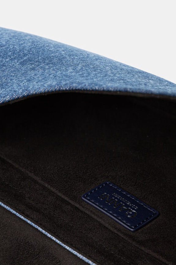 GANNI B-Kat Denim torebka damska jeansowa B2060038 niebieski