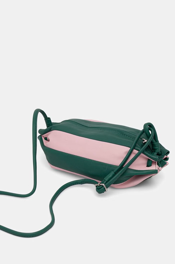 Akcesoria Marimekko torebka crossbody damska skórzana 095537 turkusowy