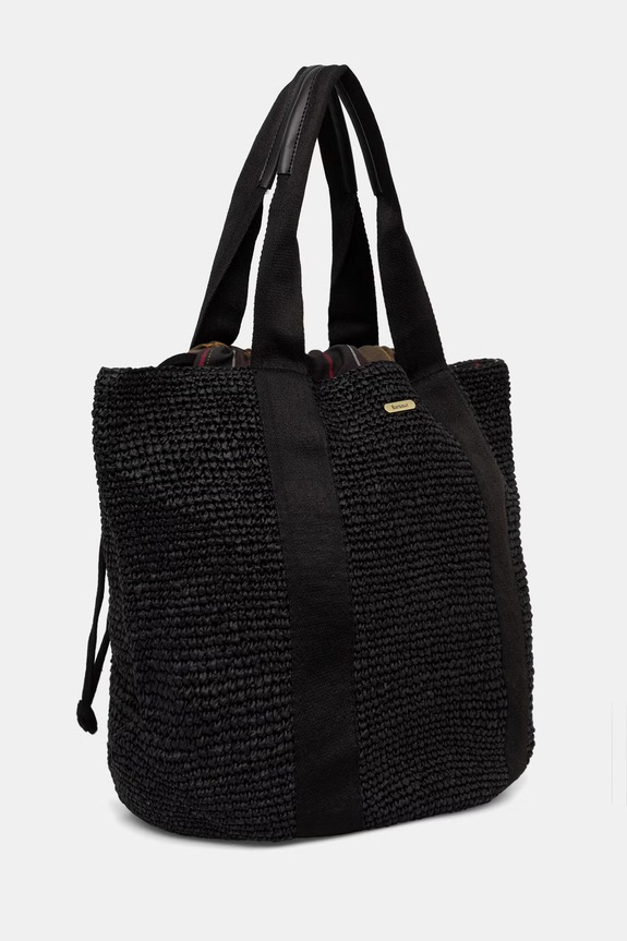 Barbour geantă shopper pentru femei Lily LBA0467 negru SS26