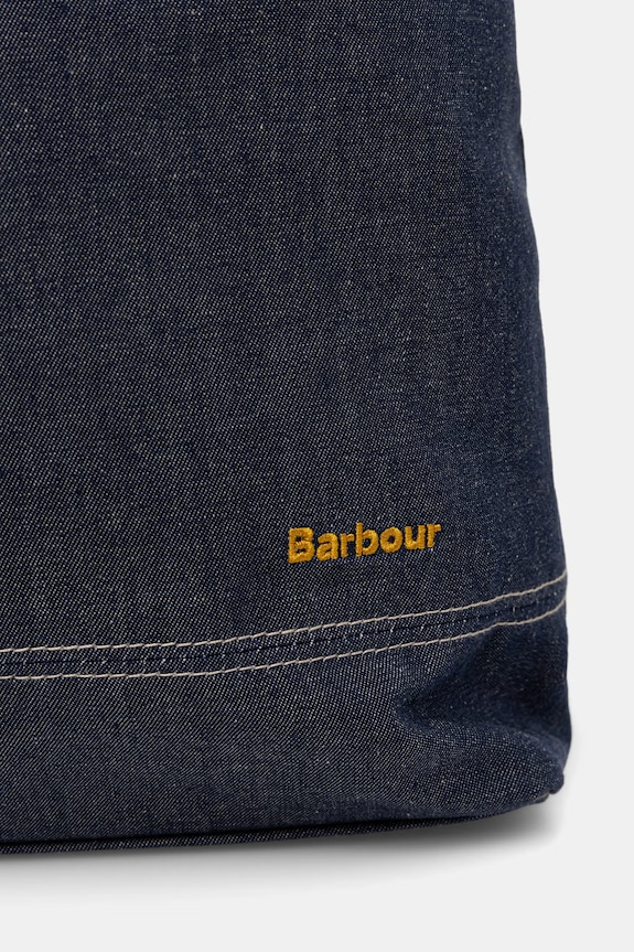 Barbour geantă shopper pentru femei, din denim Mya bleumarin LBA0470