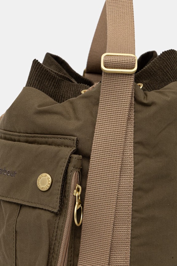 Barbour sac pentru femei, din bumbac Mia LBA0522 verde