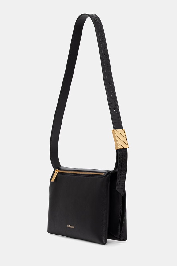 Off-White Sandbag_404 torebka crossbody damska skórzana OWNN18MS26LEA001 czarny SS26