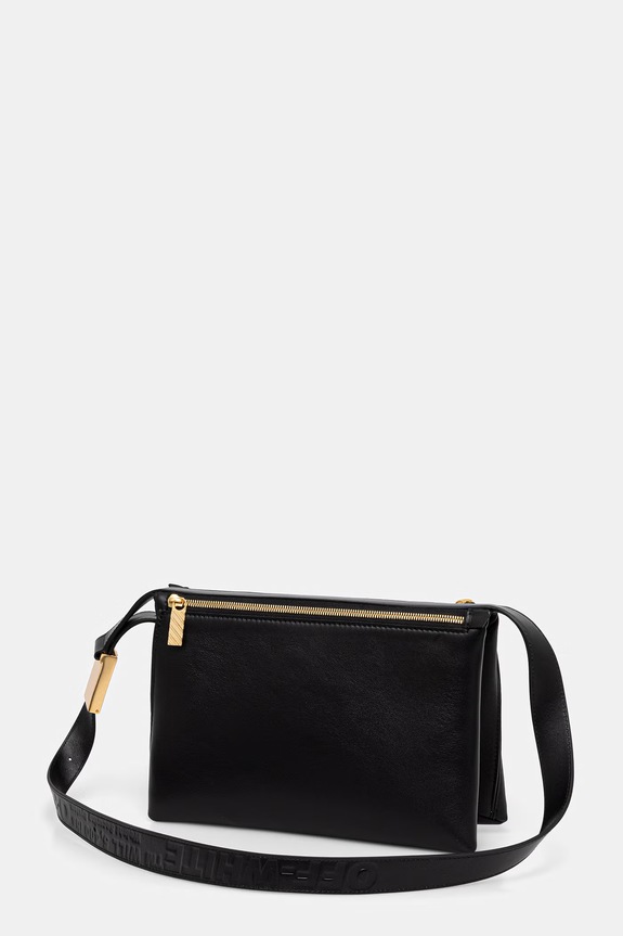 Akcesoria Off-White Sandbag_404 torebka crossbody damska skórzana OWNN18MS26LEA001 czarny